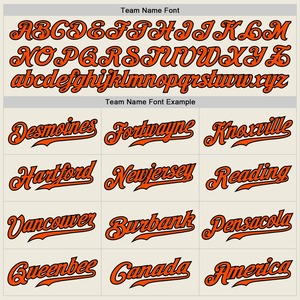 Anti-Bacterial Top Quality OMMiZ men Custom Black Pinstripe Orange-Black Authentic <b>Baseball</b> Jersey - Product Image 5