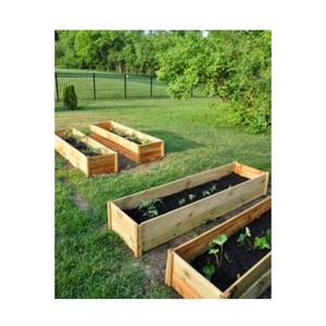 Bac à légumes surélevé en bois avec assemblage sans outils pour légumes biologiques, herbes et fleurs sur terrasses ou balcons, prix d'usine - Product Image 3