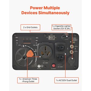 Generatore Inverter Silenzioso da 4200W di Potenza di Picco con Avviamento Elettrico per Uso Domestico e Esterno, Attrezzatura di Generazione a Gas - Product Image 5