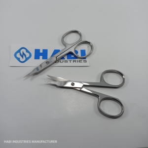 Wholesale Professional Straight Blade Steel Handle Cuticle Scissors High Quality <b>Thread</b> Cutting Custom Logo Embroidery <b>Tool</b> - Product Image 6