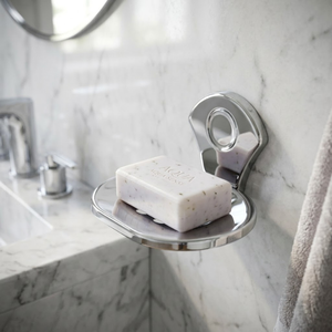 Support mural moderne en acier inoxydable de qualité supérieure pour savon, organiseur de rangement pour salle de bain et douche, antirouille et durable - Product Image 2