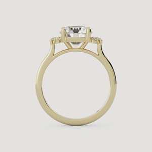 IGI Certified 1 Carat Lab Grown Diamond Engagement Ring 18k Solid Gold <b>Cluster</b> Ring Round Brilliant Cut Real Jewelry Factory - Product Image 3