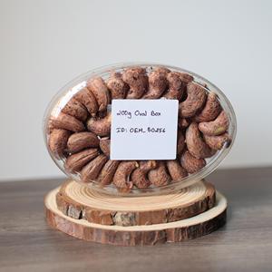 Export Premium Quality 200g Vietnam Factory Customizable Grade ISO Certified Cashew <b>Nuts</b> with Clear Oval Box Wholesale - Product Image 5