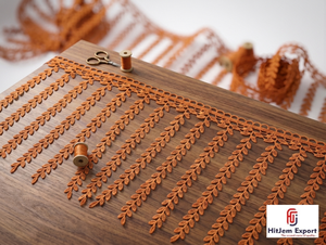 Tissu en dentelle à franges pour cils en gros, fabricant de textiles sur mesure, fournisseur de matériaux pour robes de mariée africaines, Europe Israël - Product Image 2