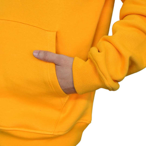 Sajjawal Zipper-Up Regular Fit Solid 100% Cotton Fleece <b>Waterproof</b> Heavyweight Mens Unisex Hip Hop Winter Hoodie - Product Image 5