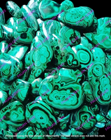 Pierre précieuse naturelle de malachite FAIJAN GEMS de haute qualité, cabochon, pierre semi-précieuse en vrac, formes variées, certifiée par un tiers, personnalisable