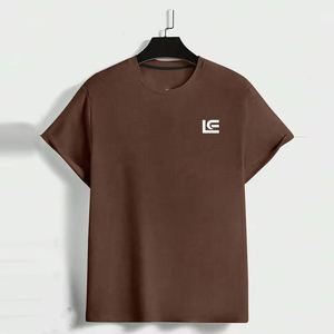 T-shirts pour hommes confortables et élégants, taille personnalisée, polyester/coton, respirants, séchage rapide, haute qualité, faible MOQ - Product Image 1