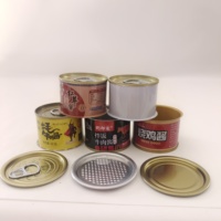 Boîtes à thé rondes en métal vides, qualité alimentaire, simples et hermétiques, pour l'emballage alimentaire