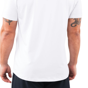 Chemise à manches courtes blanche pour homme, coton premium confortable, vêtements décontractés, chemise de sport élégante, vente en gros, vêtements de sport, fitness - Product Image 6