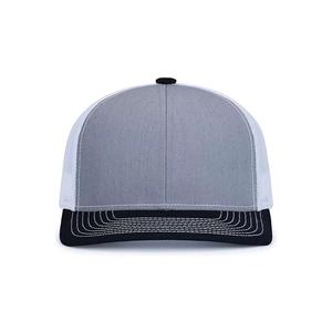 Wholesale Customize 5-Panel Trucker <b>Hats</b> Black and <b>White</b> Blank Hard Common Fabric High Quality Baseball Caps - Product Image 5