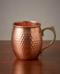 Copper Traditional Indian Mug with Handle-<b>Portable</b> Eco-Friendly Drinkware for Outdoor & Home Use Dining Decor & Gifting - Product Image 3
