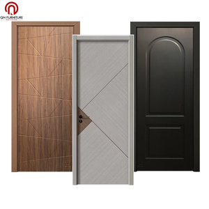 Ensemble de Cadre de Porte en Bois Massif Complet, Portes Écologiques Imperméables Finies pour Chambre/Villa, Utilisation Commerciale Intérieure - Product Image 6