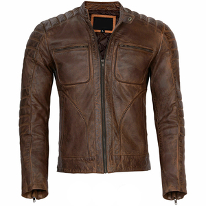 Premium Genuine <b>Leather</b> <b>Jacket</b> For <b>Men</b> Comfortable Stylish Motorcycle Fashion Premium Quality Outerwear - Product Image 1