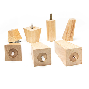 High-End Solid Wood Square Furniture Legs for <b>Sofa</b> <b>Bed</b> Cabinet Table OEM Factory Supplier Solid Wood Square Furniture Legs - Product Image 1