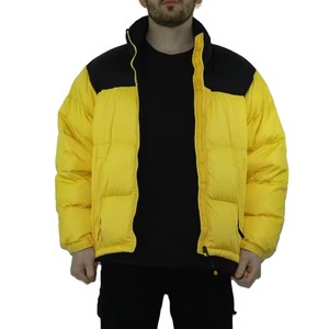 OEM wholesale factory mens winter jackets <b>coats</b> custom long sleeves cropped <b>padded</b> puffer jacket for men - Product Image 1