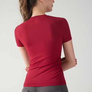 ออกแบบเองได้ เสื้อผ้าผู้หญิงทรงเข้ารูป คุณภาพสูง โลโก้ปัก กระดุมติด แห้งเร็ว เป็นมิตรกับสิ่งแวดล้อม พิมพ์ลายดิจิทัล สำหรับการฝึกซ้อม - Product Image 2