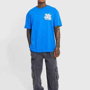 T-shirt classique pour homme coupe droite 2026, 100 % coton 220 GSM, col rond, design personnalisé, tee-shirt basique - Product Image 3