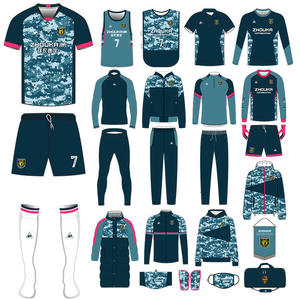 Conjunto Deportivo de Fútbol Sublimado Completo OEM, Chaqueta y Pantalones de Fútbol Personalizados, Uniforme de Entrenamiento para Hombre, Jersey de Fútbol de Manga Corta - Product Image 6