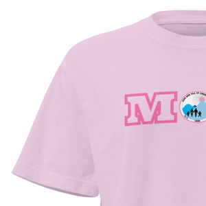 T-shirt rose ample et épais pour femme, motif graphique, coton premium, manches courtes, vêtement décontracté et tendance - Product Image 5