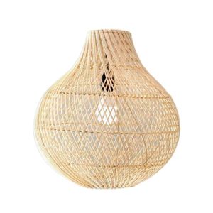 Woven Lampshade Rattan Best Selling Indoor Hanging Bamboo Ceiling Pendant <b>Light</b> for Living Room Wholesaler Cheap Price for Bulk - Product Image 6