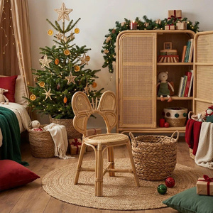 Adorable chaise en rotin en forme de papillon, chaise mignonne pour enfants, pour s'asseoir, décoration de chambre d'enfant et aménagement de salle de jeux, décoration enfant. - Product Image 5