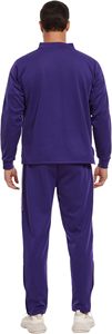 Ensemble de survêtement en polaire pour homme, tenue d'entraînement sportive et de préchauffage - Product Image 2