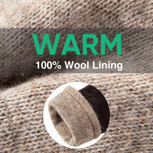 Nuevos Guantes de Cuero Personalizados para Hombre, Diseño Moderno, Colores Sólidos, Resistentes al Viento, Estilo Elegante, OEM 2026 - Product Image 2