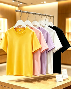 เสื้อยืดคอกลมแขนสั้นสีพื้นสำหรับเด็กผู้ชาย - Product Image 1