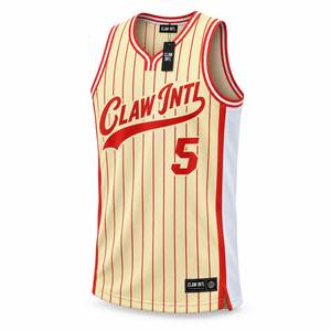 Maillot de basketball Claw Intl imprimé par transfert thermique, débardeur unisexe pour adolescents, respirant, design uni, 100 % polyester, séchage rapide - Product Image 5