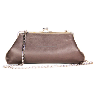 Bolso de mano de cuero occidental personalizado de alta calidad para mujer, Mini bolso de moda para mujer con marco de Metal de lujo, bolso bandolera al por mayor - Product Image 2