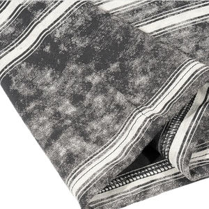 Camiseta de Hombre a la Moda, Vintage, 100% Algodón, de Alta Calidad para Impresión, Talla Grande, a Rayas, Lavada con Ácido - Product Image 4