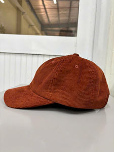 Casquette de baseball décontractée en velours côtelé non structurée à 6 panneaux avec logo réglable, style vintage classique pour adultes, fabriquée au Vietnam par le fournisseur - Product Image 3