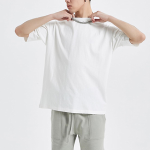 Camiseta extragrande para hombre, estilo Hip Hop, holgada, de manga corta, de algodón pesado, informal, de verano, a la moda, ropa de calle - Product Image 3