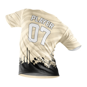 Custom Sublimated Men's Soccer Jerseys 100% Polyester Breathable Quick Dry Anti-Bacterial Short Sleeve Fitted Custom Team Name - Product Image 2