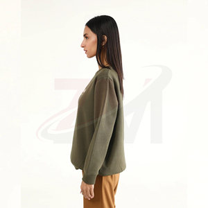 Sudadera estampada informal con cuello redondo, ropa de moda para comodidad diaria y estilo moderno, estampado gráfico para mujer - Product Image 2