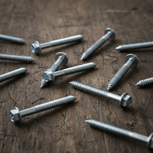 Tornillo de Cabeza Hexagonal Externa de Acero al Carbono CLASE 4, Marca PDC, Modelo 4, Resistente a la Corrosión, Galvanizado en Caliente, Rosca para Madera, Métrica/Pulgada - Product Image 1