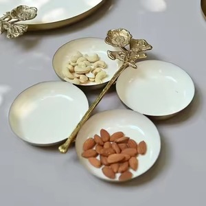 Elegant Craft Metal Dry Fruit Bowl Stylish Snack Dish Decorative Serving Bowl Luxury Gift Collection - Product Image 1