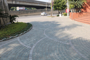 Pavés en pierre naturelle de haute qualité du Vietnam, martelés, vert mousse, avec un design moderne pour l'aménagement paysager et le pavage extérieur des jardins - Product Image 5
