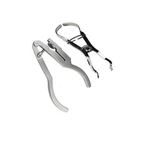 Professional Dental Rubber Dam Kit Stainless Steel Endodontic Instrument <b>Set</b> with Rubber Dam Frame <b>Punch</b> Forceps and Assorted - Product Image 2