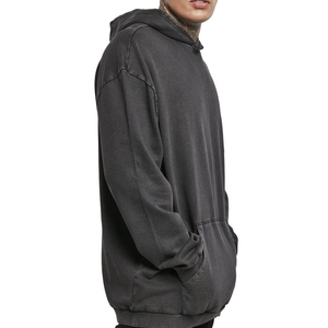 Sudaderas con capucha para hombre, personalizadas con logotipo, de gran venta, con lavado ácido, de alta calidad, transpirables, sostenibles y en tallas grandes. - Product Image 4