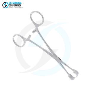 Pinzas Tenaculum Pratt Reutilizables de Acero Inoxidable, Instrumento Ginecológico para Uso Clínico y Quirúrgico - Product Image 2