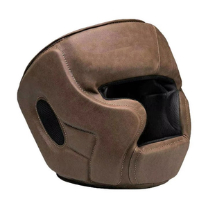 Casque de boxe professionnel de haute qualité en cuir de vachette, protège-tête portable pour le taekwondo et le rugby - Product Image 2