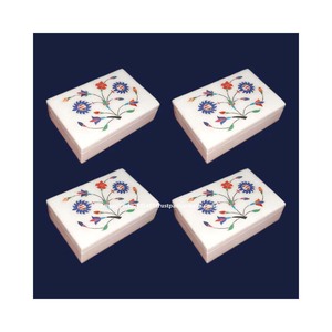 Caja de incrustaciones de mármol de producto superior de diseño de la mejor calidad con uso de Material de nácar para almacenamiento de joyas artículo de embalaje de regalo - Product Image 4