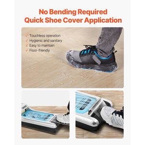Dispensador Automático de Cubrecalzados con 1 Rollo (600 Unidades) de Membrana Desechable Antideslizante para Suelas, Compatible con Cubrecalzados de Seguridad Talla U - Product Image 2