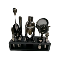Ensemble de shakers à cocktails Boston de luxe en acier inoxydable réutilisable et durable, certifié CE, accessoires de barman portables, cadeau