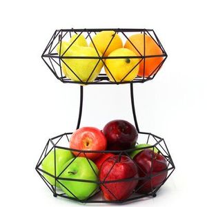 Panier de rangement pour fruits en fer noir, taille et forme personnalisées, panier de rangement pour légumes pour usage en cuisine - Product Image 6