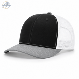 Casquette Trucker Personnalisée 6 Panneaux Marron et Blanc, Broderie Vintage, Maille Respirante, Fermeture Snapback – Vente en Gros Direct Usine - Product Image 2