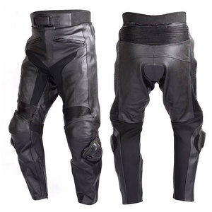 Pantalones de Cuero Negros para Motocicleta, Estilo Biker, Resistentes al Viento, Transpirables, Anti-UV, Tallas Grandes, Duraderos, Personalizables con Logotipo - Product Image 5