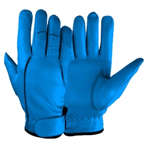 Best Performance Driving <b>Gloves</b> Goat Grain Leather Adjustable Wristlet Reflective Safety Construction Industrial Hand Flexible - Product Image 3