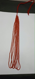 Cuentas de Coral Natural Lisas en Forma de Barril de 2.5*5mm a 3*6mm, Piedras Sueltas Hechas a Mano de Alta Calidad para Joyería - Product Image 3